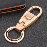 进口 高档汽车钥匙扣挂件真皮 钥匙链男士腰挂穿皮带钥匙扣遥匙扣