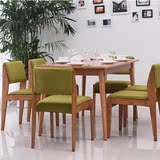 特价实木餐桌椅组合长方形餐桌北欧简约家用吃饭餐桌小户型组装