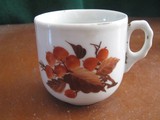 民国五十年代花卉茶杯酒杯咖啡杯漂亮收藏瓷器瓷片怀旧历史记忆