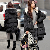 2015冬装新款韩版加厚大码羽绒衣时尚大牌女式正品中长款羽绒服女