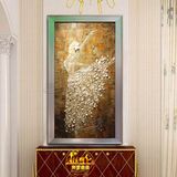 发财树油画欧式风景抽象画手绘芭蕾舞走廊玄关客厅装饰竖版QS995