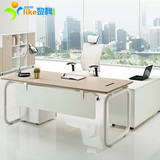 办公家具板式老板桌椅组合时尚办公桌简约大班台主管桌现代经理桌