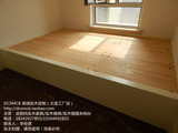 白色整木地炕/韩式榻榻米地台床/100%纯实木制/健康环保整体组装