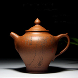 宜兴紫砂壶名家纯手工正品茶壶工艺美术师原矿降坡泥宫灯壶