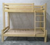 广州深圳定做定制全实木松木家具儿童床双层上下高低组合床子母床