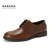 哈森Harson 秋季新款英伦潮流真皮皮鞋商务正装男鞋MS36009