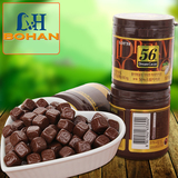 乐天巧克力56%高纯度黑梦幻巧克力豆加纳纯可可脂韩国进口90g罐装