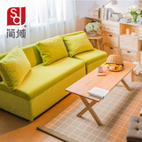 欧式户型储藏沙发海绵软实木视频风格型沙发椅原木可拆洗布艺沙发