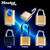 MASTER LOCK/玛斯特锁具 175D 防撬防砸防腐蚀 黄铜密码锁挂锁