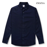 ZIOZIA韩国专柜正品代购 男款春季深色长袖衬衫  ABV5WD1102NV