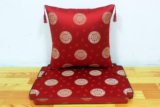 德馨亭福寿绸缎中式红木沙发坐垫卡位实木家具椅垫罗汉床垫抱枕套