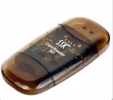 SSK飚王 水晶SD读卡器 SCRS026 原装创见SD4GB 工业级别SDHC C10