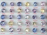 天然斯里兰卡彩色蓝宝石 裸石 刻面 240元/ct 3.5mm-4.5mm （27）