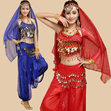 肚皮舞套装新款 印度舞春夏表演服装 成人女埃及舞蹈高档练习套装