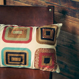 西班牙刺绣抱枕套 欧式 靠垫套 复古设计沙发抱枕 床头靠枕 腰枕