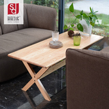 简域 实木餐桌椅 组合简约现代橡木桌子小户型餐桌餐厅家具 茶几