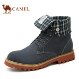 Camel/骆驼男靴 新款保暖舒适复古反绒牛皮马丁靴 男鞋
