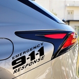 汽车身尾贴纸 911创意个性反光车贴 新手上路改划痕侧门装饰用品