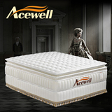 Acewell高档进口天然乳胶床垫3d慕斯椰棕弹簧软硬席梦思床垫定做