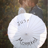 影楼婚纱摄影道具 薇拉光合流年纪实风主题雨伞道具 白色外景伞