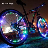 酷改自行车风火轮灯自行车LED辐条灯死飞自行车灯山地车钢丝灯