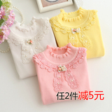 韩版女童冬季针织衫1-2-3-4岁女宝宝羊毛衫儿童高领毛衣打底春装