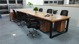 办公家具屏风办公桌4人位钢架多人员工位职员办公桌椅组合直销