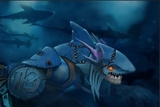 DOTA2刀塔国服小鱼人斯拉克Slark暗黑之礁逃犯套装鲨鱼头套装
