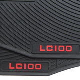丰田兰德酷路泽LC100LC200专用脚垫/橡胶防水/普拉多2700/4700