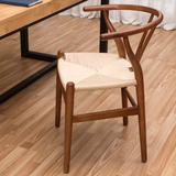 北欧实木复古做旧餐椅扶手靠背餐椅咖啡厅休闲椅电脑椅欧式办公椅