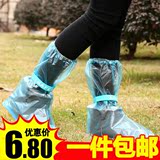 户外雨鞋鞋套防水雨天加厚耐磨塑料便携防雨防尘防滑脚套可反复洗