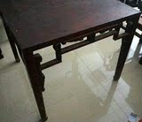 古玩古董木雕木器家具收藏 全品清代带工硬杂木大个老八仙桌一只