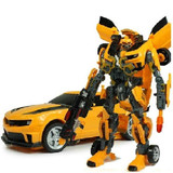变形金刚46CM超大擎天柱大黄蜂带声光机器人模型玩具儿童玩具礼物