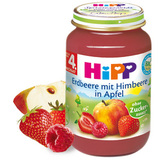 德国喜宝Hipp婴儿宝宝辅食品果汁蔬菜肉类果泥有机草莓覆盆子苹果