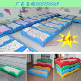 幼儿园专用午睡叠叠床 加厚塑料木板硬板床 家用宝宝床 儿童午休