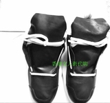 香港正品代购 Rick Owens 男鞋低帮鞋黑白拼色底部中空透气运动鞋