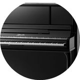珠江�里特米勒精典系列立式钢琴RC正品送琴凳重庆晶品琴行