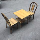 竹家具 竹椅子 竹餐椅 竹板凳 竹制品 茶馆靠背椅 休闲桌椅