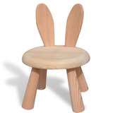 我的wood实木加厚儿童小凳子靠背椅宝宝学习凳创意坐凳板凳圆凳木