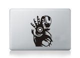 钢铁侠3  MacBook苹果笔记本个性贴纸局部贴黑白贴苹果广告