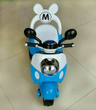 厂家批发新款儿童电动摩托车小木兰踏板三轮充电式电瓶车2345岁宝