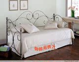 yS024欧式铁艺沙发床/坐卧两用沙发床/客厅沙发床/单人沙发床特价