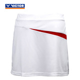 2014新款胜利victor威克多羽毛球服K4195女款针织运动短裙比赛服