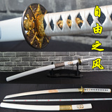 特价龙泉宝剑日本动漫汉剑唐剑包邮长款道具木质一体刀剑未开刃
