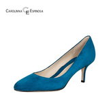 Carolinna Espinosa2015秋冬新品羊皮小圆头高跟单鞋女鞋-CEEZRA