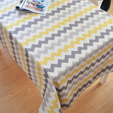 木有年轮 北欧简约现代几何桌布厚实棉麻质感盖布餐桌装饰茶几布