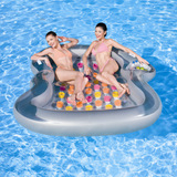 Bestway43045正品双人浮排浮床水上躺椅沙发充气床