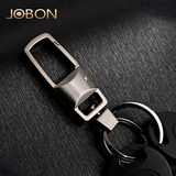 jobon中邦汽车挂件汽车钥匙扣男女士情侣创意礼品简约商务钥匙链