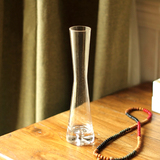 包邮玻璃小花瓶酒店客厅餐桌透明玫瑰单只水培玻璃 两个起包邮