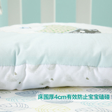 儿床围套件纯棉加厚加高床靠儿童床婴儿床防撞护栏夏季床帏靠垫婴
